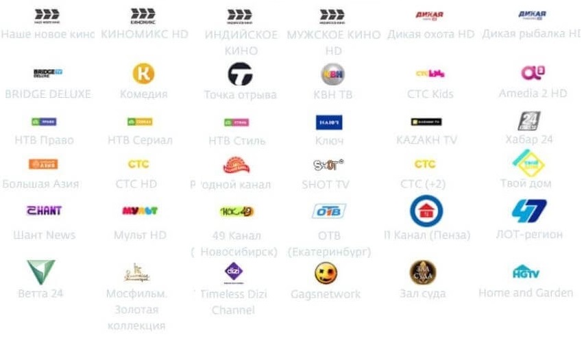 Каналы телекарта астана 4